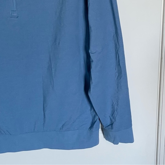 Travis Mathew HERITAGE STRETCH HALF ZIP PULLOVER HEATHER RIVIERA 47086 - Picture 4 of 12